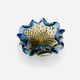Coupe Murano – Bullicante - inclusion Or & Argent  – Circa 1960