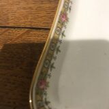 Hand-decorated Limoges porcelain empty pocket