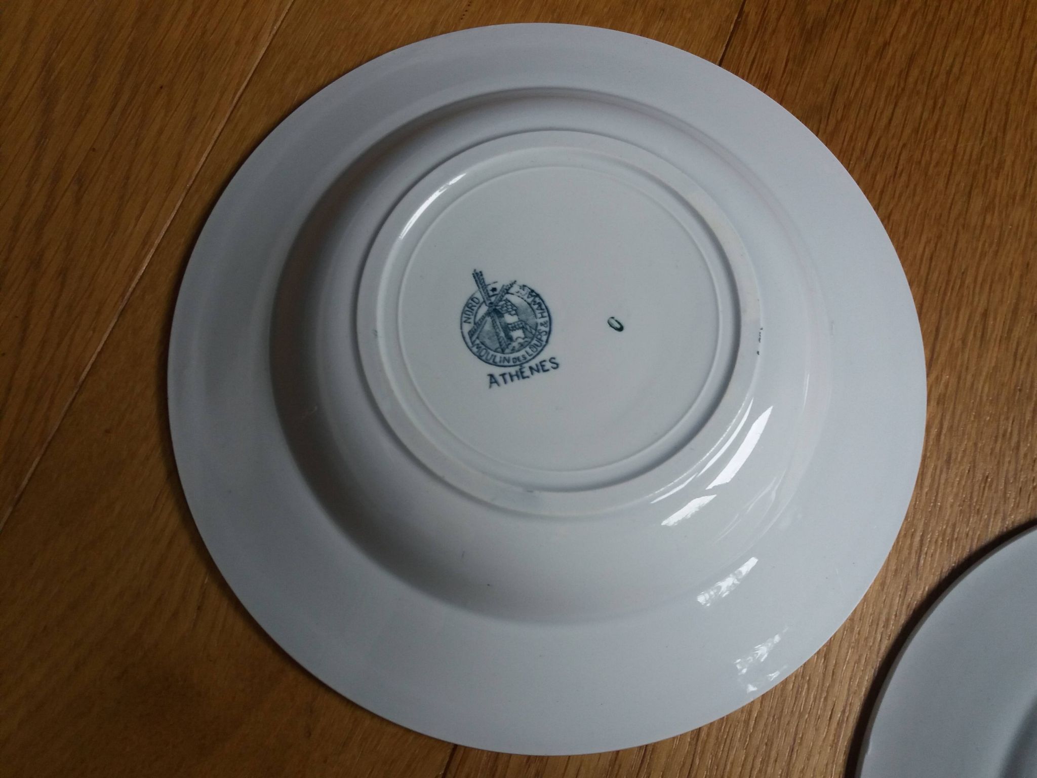 Assiettes Digoin, Moulin des Loups et Hamage, Saint Amand