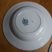 Assiettes Digoin, Moulin des Loups et Hamage, Saint Amand