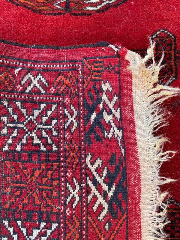Vintage carpet afghan boukhara 114x170 cm