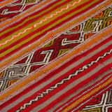 Anatolian handmade kilim rug 200 cm x 136 cm