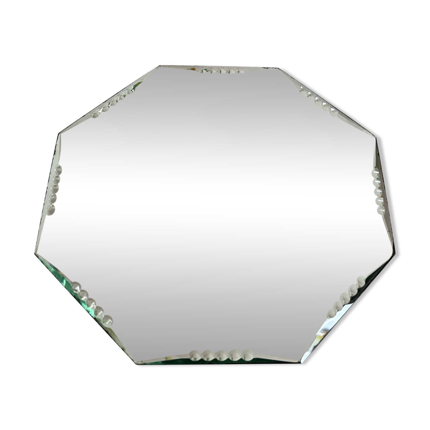 Antique beveled mirror, 33cm