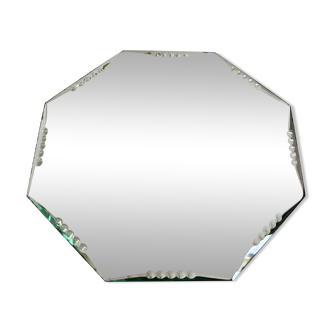 Antique beveled mirror, 33cm