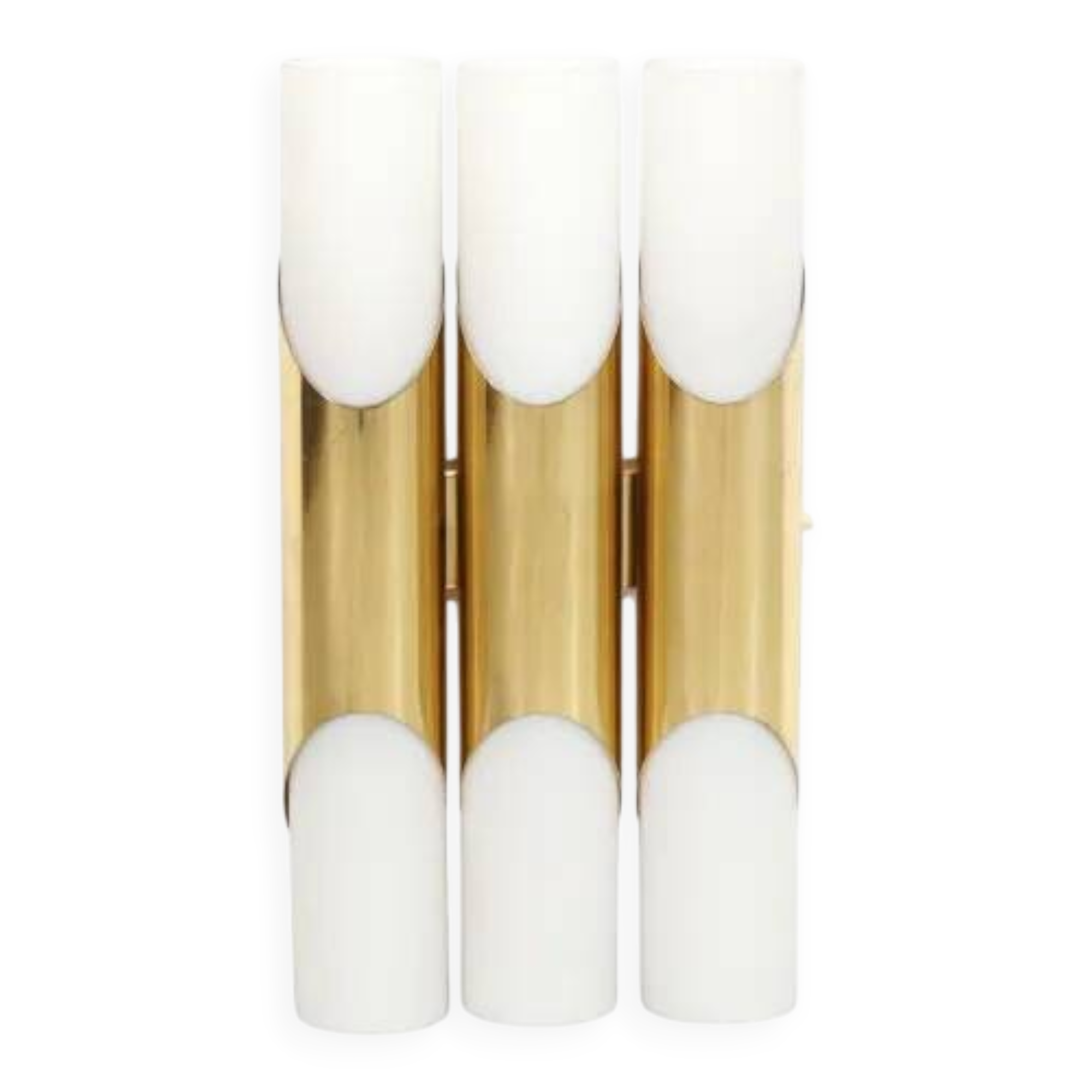 Applique murale en laiton de Rolf Kruger pour Paul Neuhaus Leuchten