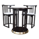 Fledermaus set [1905], Josef Hoffmann (1870-1956); Wittmann (c. 1970)