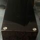 Low cabinet 1 shelf in black tempered glass for TV or other