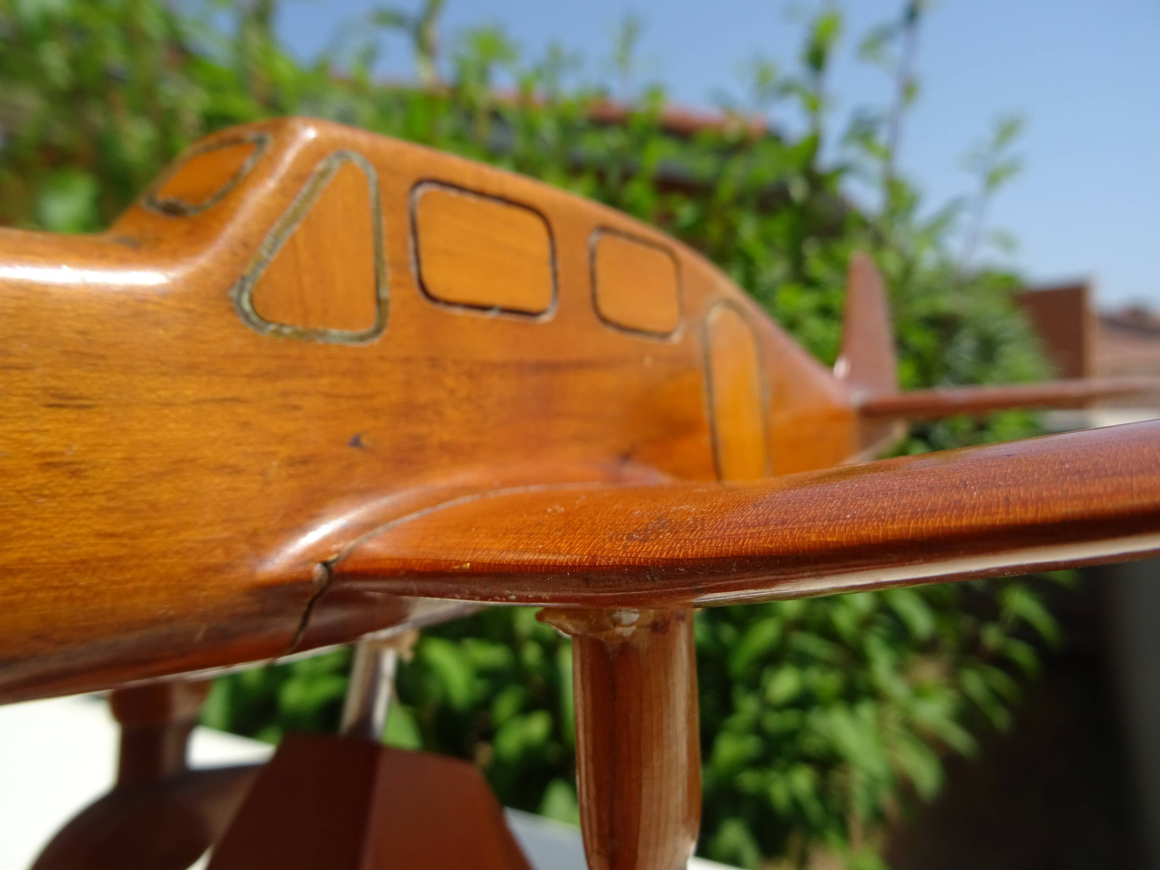 Wooden plane Art Deco 30 years 40