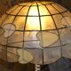 Lampe en nacre et plexiglas années 70