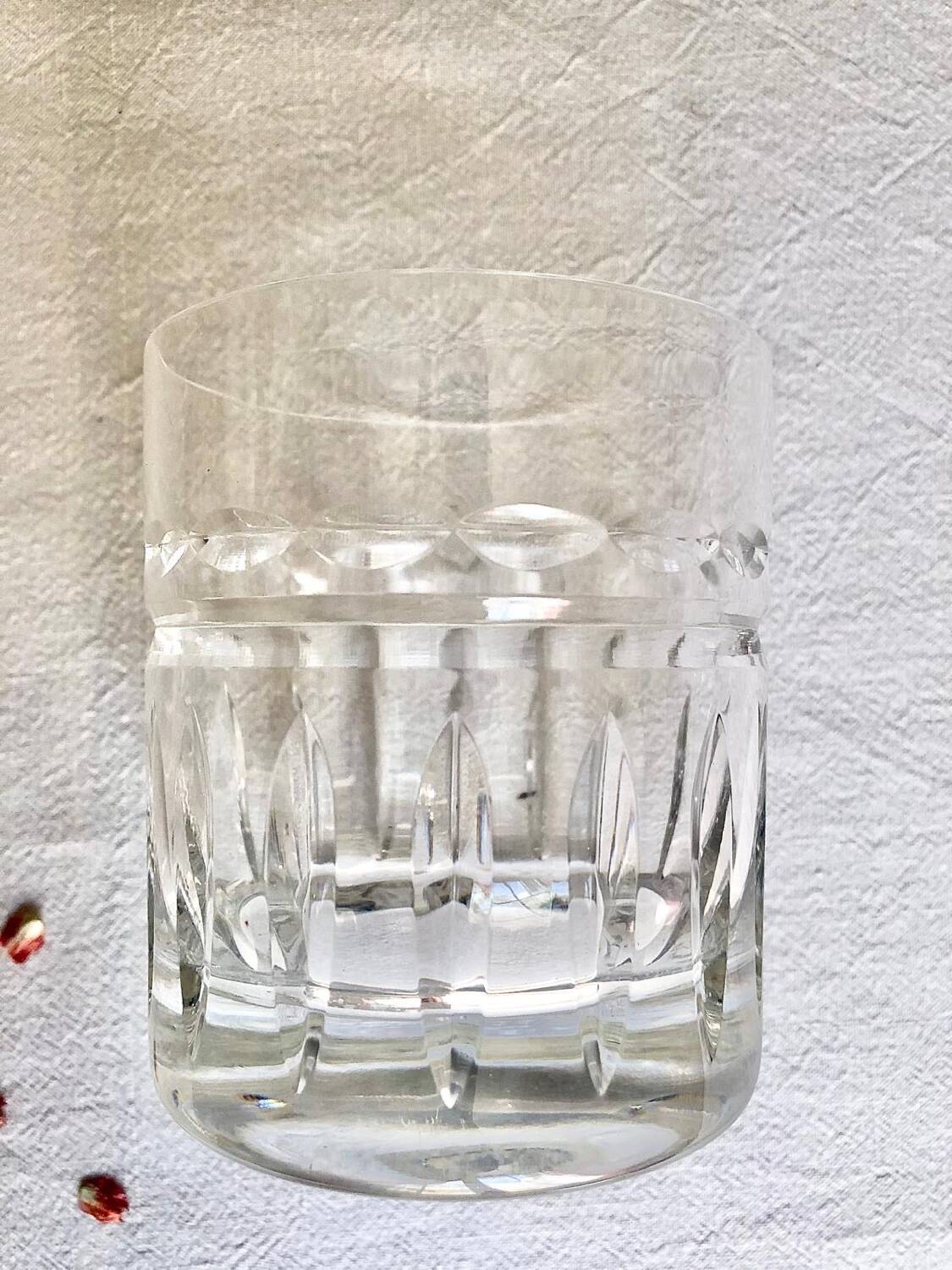 5 crystal whiskey glasses