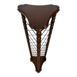 Turned wooden display stand, late 19th - early 20th century.