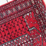 Handmade Pakistani Lahore vintage rug 64cm x 88cm 1970s