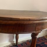 old half moon table