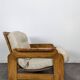 Chalet pine armchair