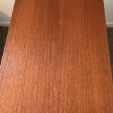 Scandinavian set by Poul Hundevad table and 4 folding teak stools