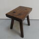 Antique milk stool