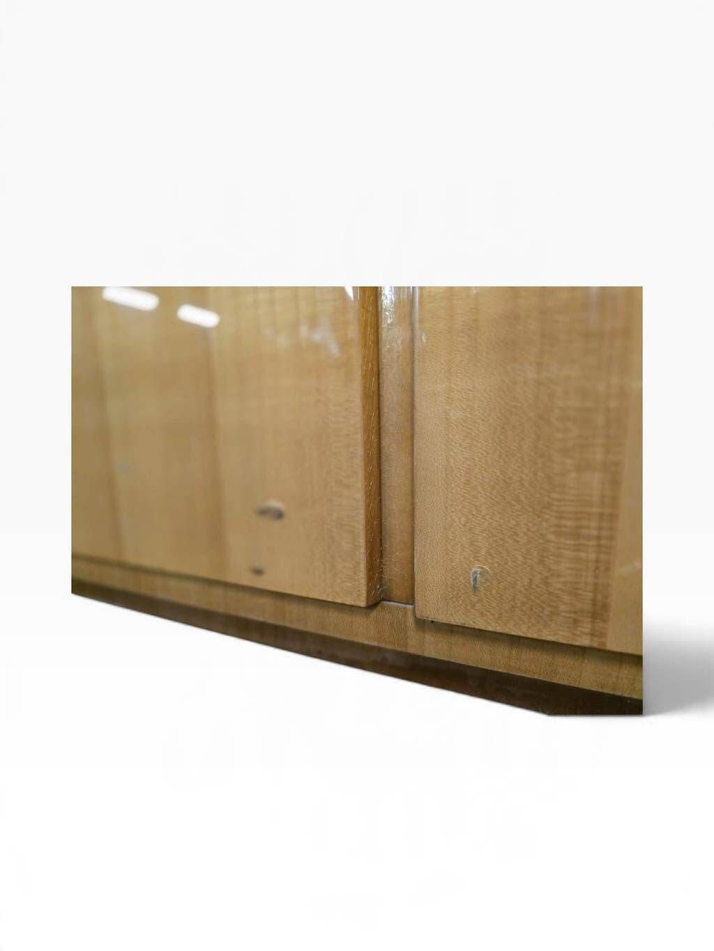 Vintage wooden display cabinet / multi-level display / bar furniture