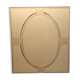 Bronze Rectangular Wall Mirror by Giannobi, Italy
