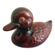 Kanadou duck statuette sculpture vintage ceramic duck design 80s