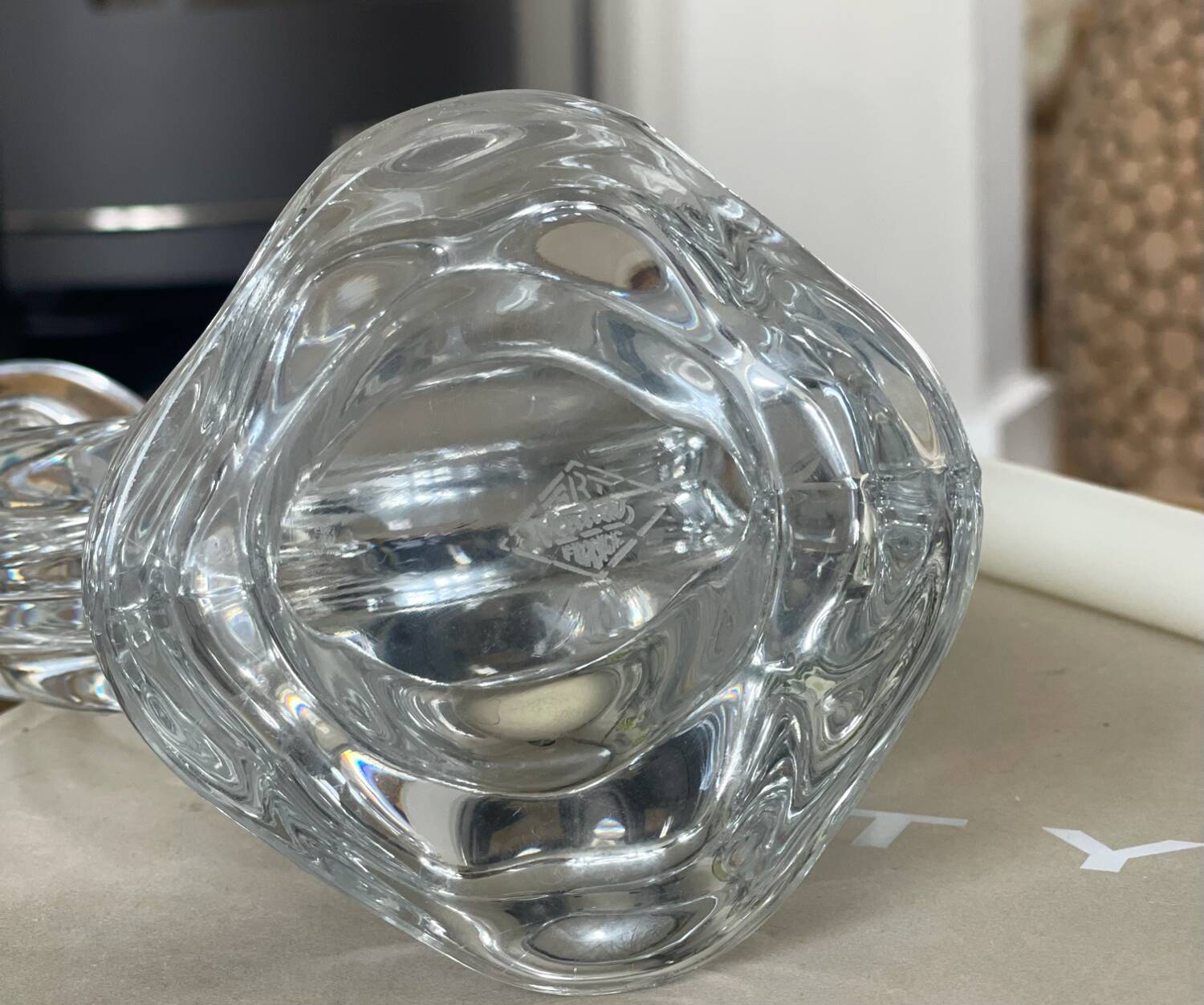 Crystal candle holder 1950.