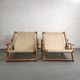 Pair of armchairs sun loungers Kon-Tiki Ikea 1970 Gillis Lundgren