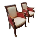 Pair of empire chairs