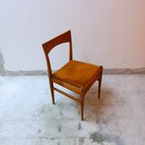 Vintage teak and beech chair, Denmark 1960