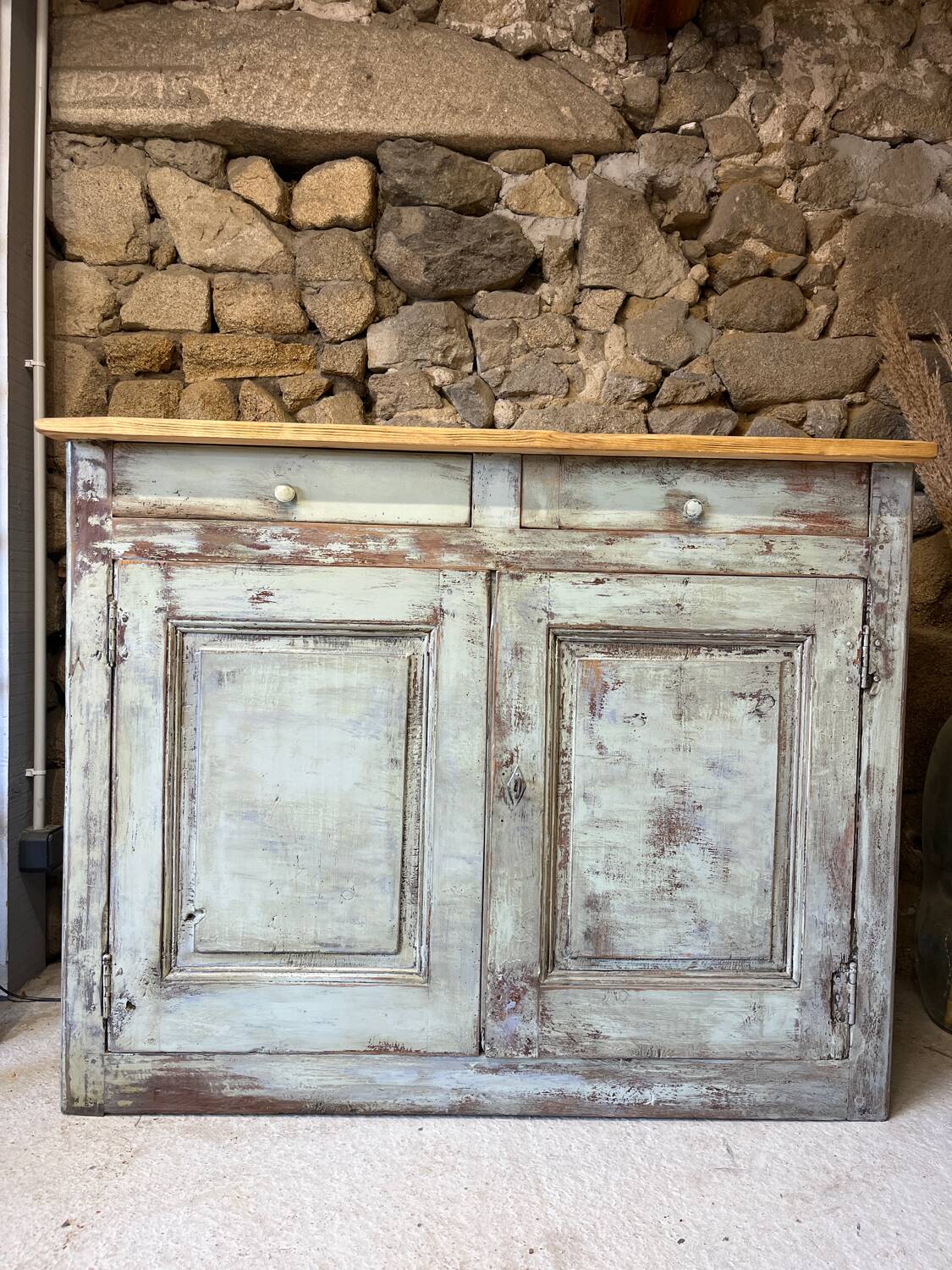 Patinated sideboard