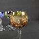 Série 6 verres cristal taillé Roemer