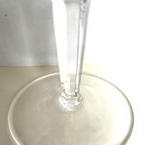 4 carved crystal wine glasses
