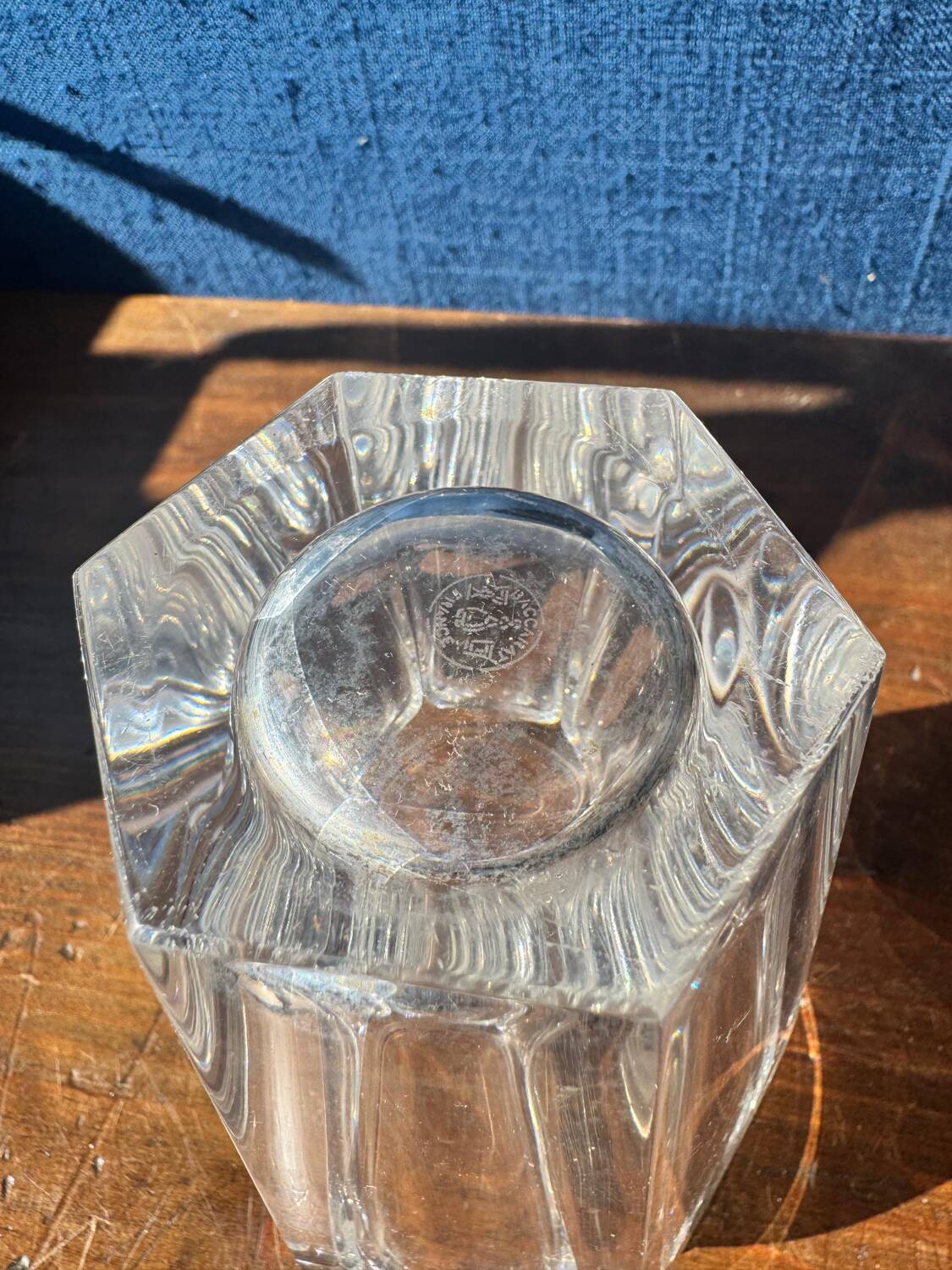 Baccarat 59's crystal vase / Antique "Nelly Harcourt" model. 16 cm