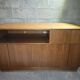 Meuble vinyles et enceintes 1960 scandinave teck