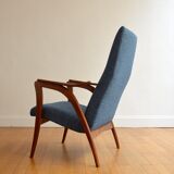 Dutch armchair Scandinavian years 60 vintage teak