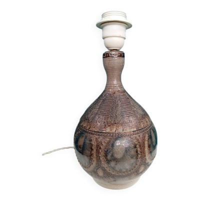 Pied de lampe céramique Jean Claude Courjault pour Keraluc