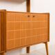Fredrik A. Kayser teak free standing wall unit for Gustav Bahus, Norway 196