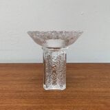 Olympics glass candle holder by Lars Hellsten for Orrefors, Sweden, 1984