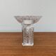 Olympics glass candle holder by Lars Hellsten for Orrefors, Sweden, 1984