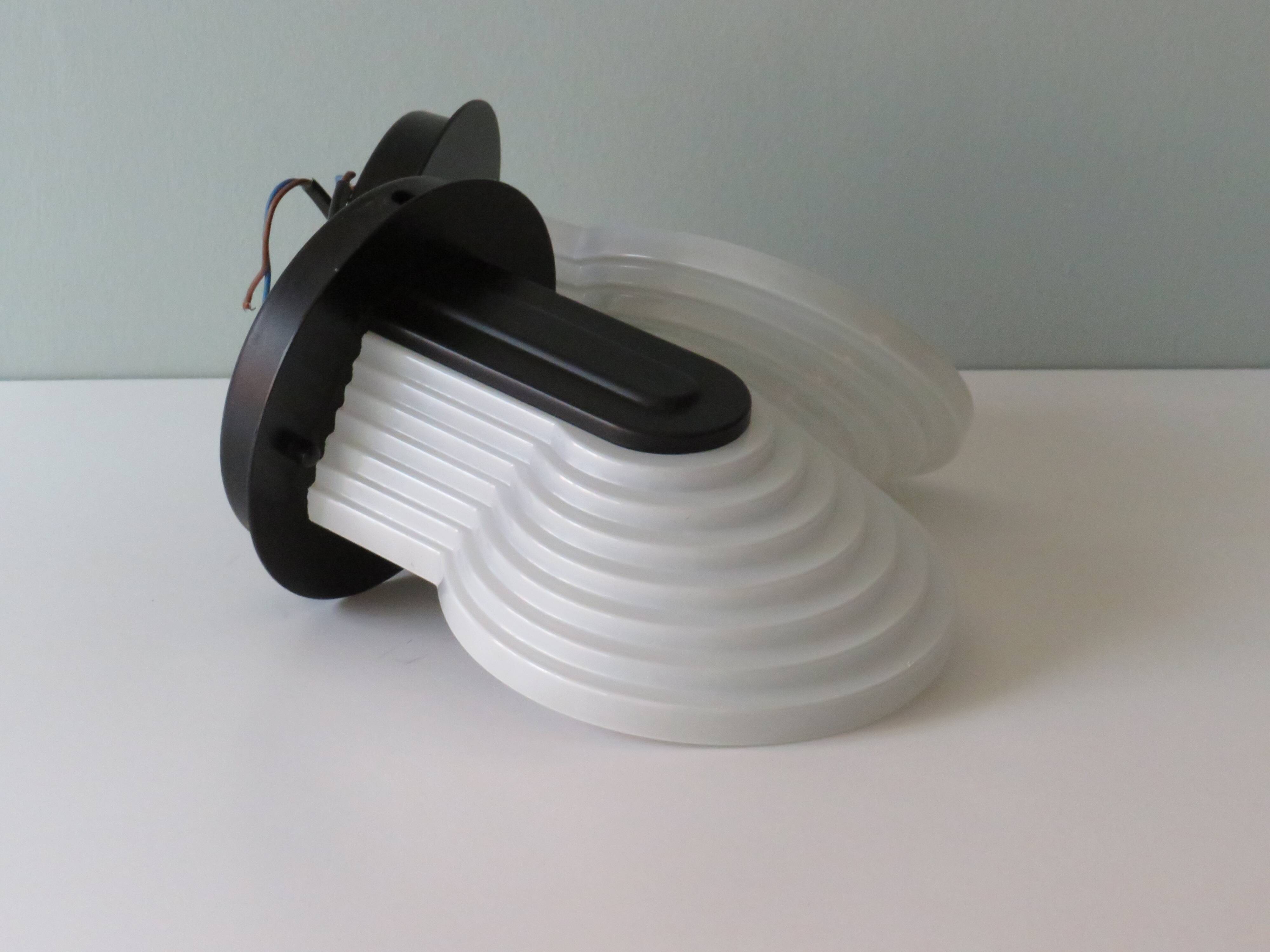 Lot of 2 vintage wall sconces, 1970-1980 Happylight, Netherlands