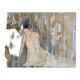 Painting signed oil on canvas with gold leaf finish “The Bride”
