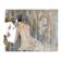 Painting signed oil on canvas with gold leaf finish “The Bride”