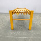 Set of Three Mid-Century Wooden Plant Stands, Czechoslovakia 1970s