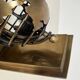 Pair of Brass Bookends with Openwork Globe Decorations. Work