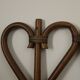 Rattan coat hanger