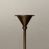 Vintage Italian postmodern metal chandelier, 1980s.