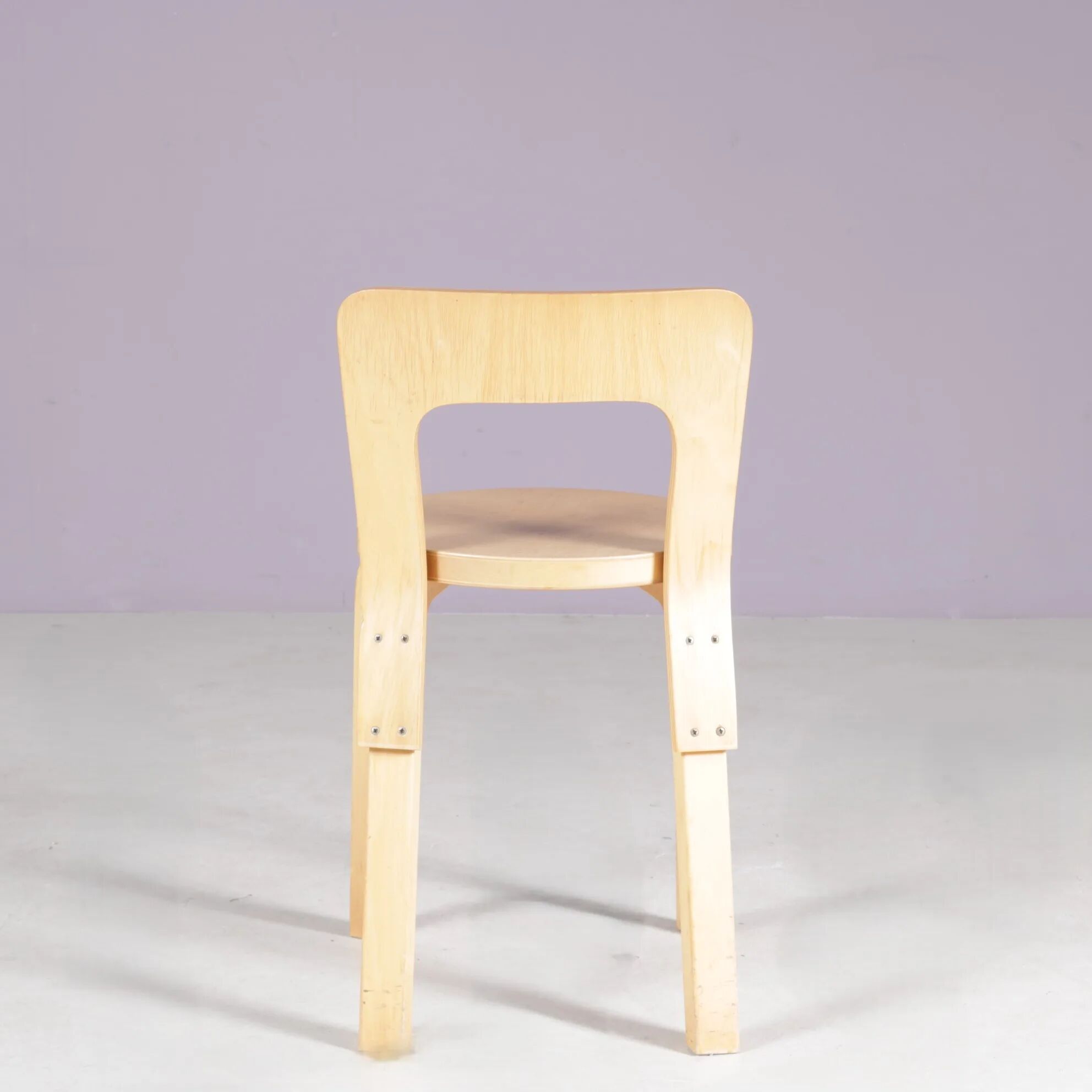 1950s Alvar Aalto pine wooden chair model: 65
