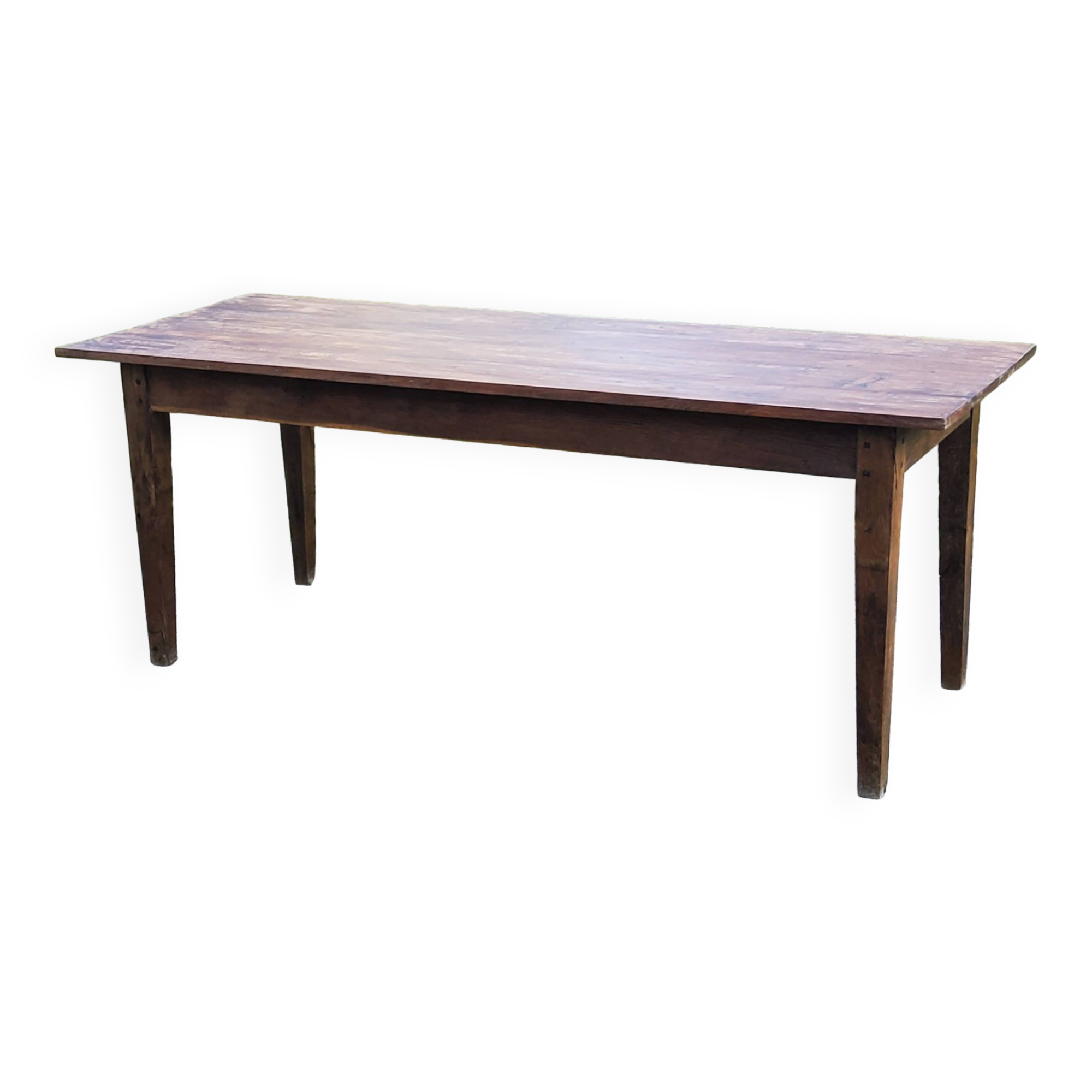 Old farm table spindle legs 195cm