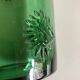 Xxl vase in sun-blown glass italian work empoli 1960