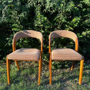 Paire de chaises vintage design années 50/60 style Baumann