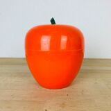 Vintage orange apple ice bucket