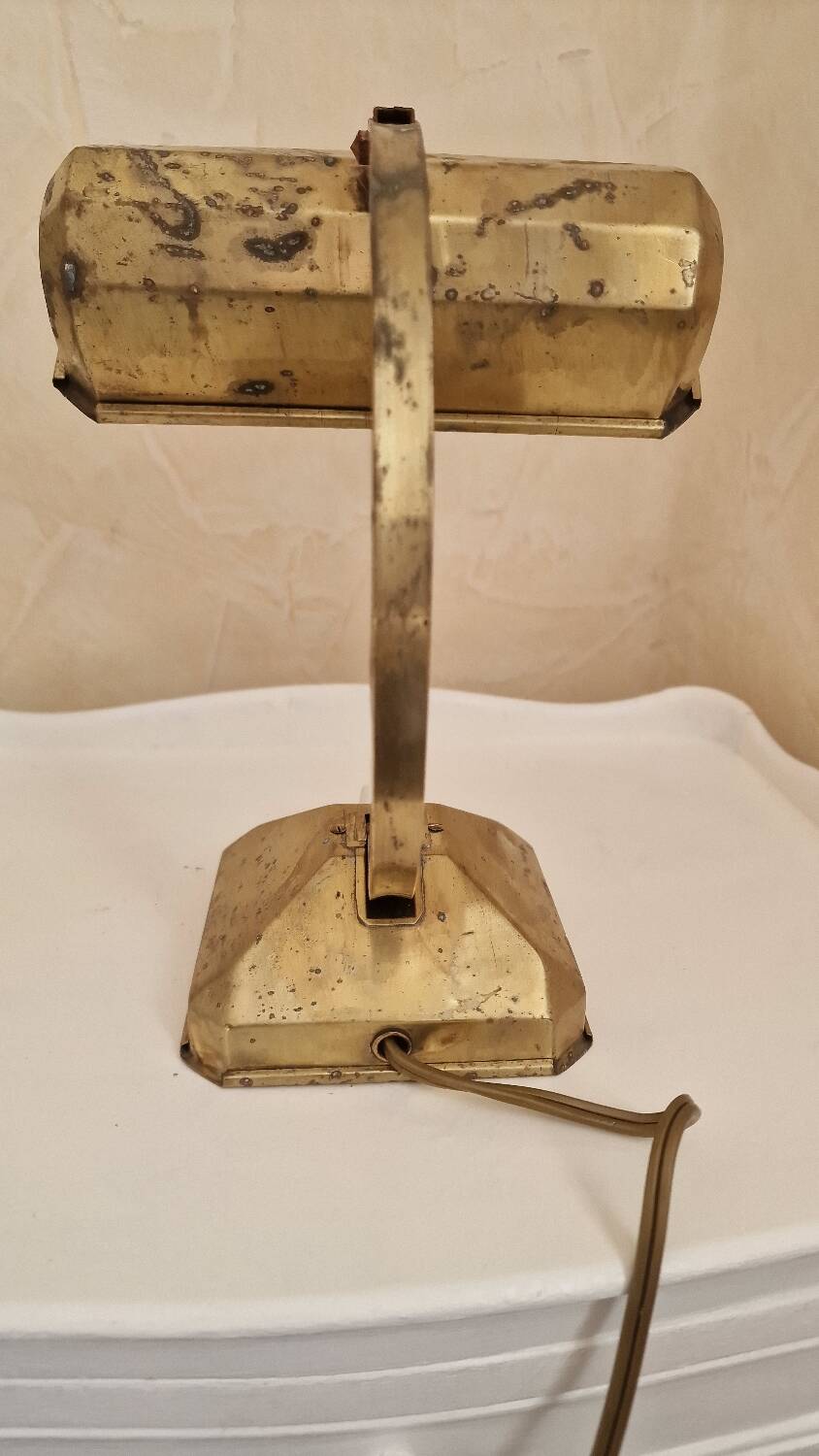 Vintage métal ,lampe de table